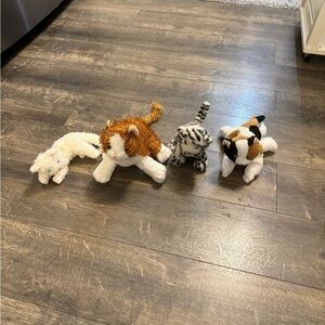 Lot of 4 TY and Ganz Webkins Stuffed Animals‎ from 2001-2006